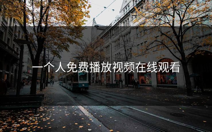 一个人免费播放视频在线观看