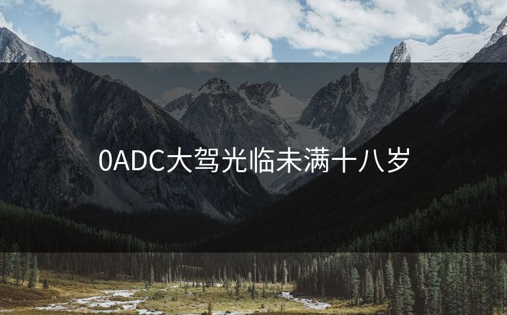 0ADC大驾光临未满十八岁