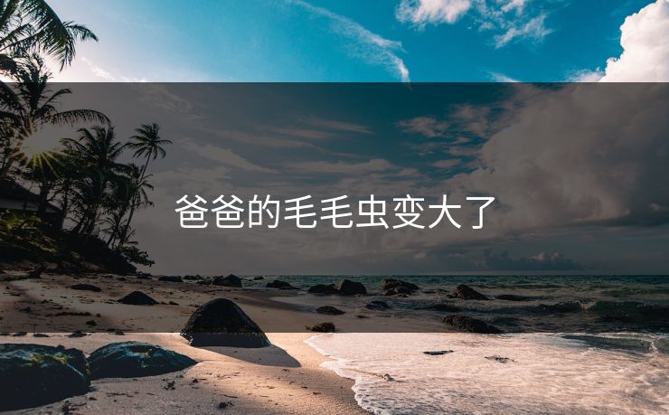爸爸的毛毛虫变大了